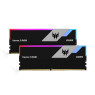 Acer Predator Vesta II DDR5 6000MHz 32GB (16GBx2) RGB RAM CL32 Intel XMP 3.0 & AMD EXPO Compatible Computer Memory PC5-48000 Black - BL.9BWWR.327